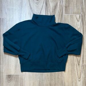 Abercrombie & Fitch Green Turtleneck‎ Cowl Neck Sweater